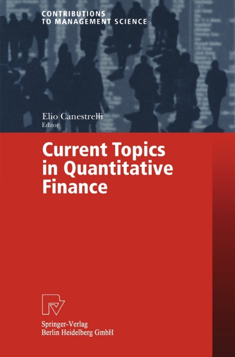 Cover image for book Current Topics in Quantitative Finance