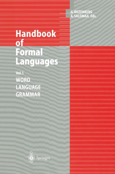 Cover image for book Handbook of Formal Languages