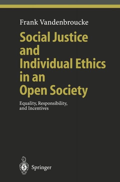 Cover image for book Social Justice and Individual Ethics in an Open Society