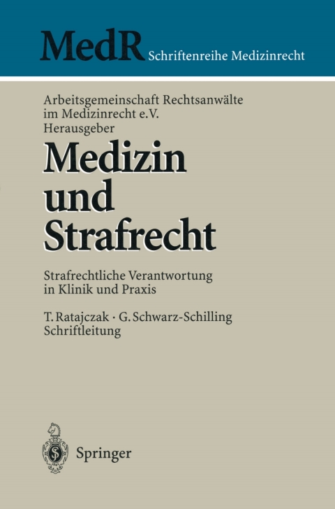 Cover image for book Medizin und Strafrecht