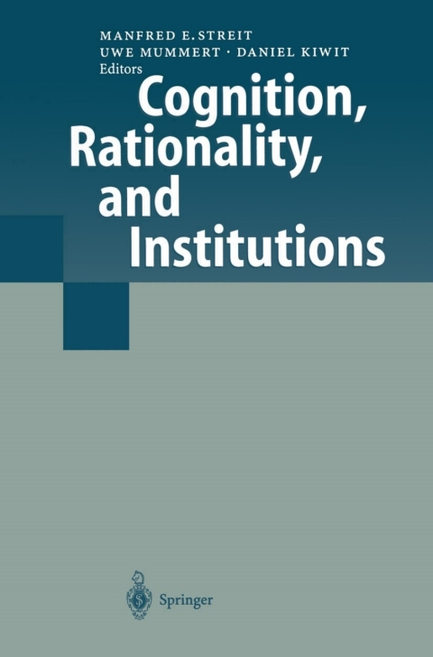 Cover image for book Cognition, Rationality, and Institutions