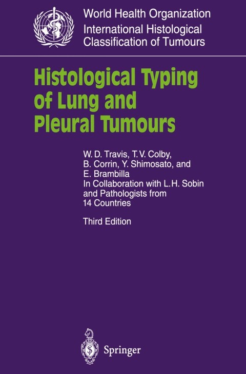 Cover image for book Histological Typing of Lung and Pleural Tumours