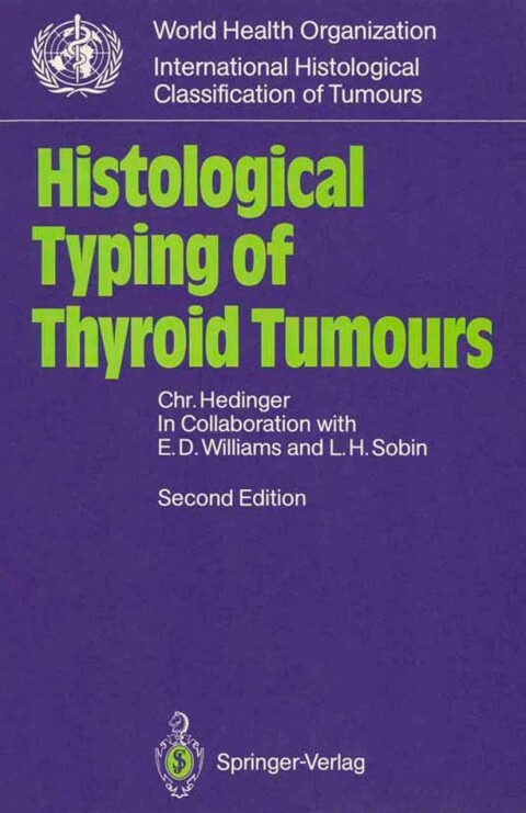 Cover image for book Histological Typing of Thyroid Tumours