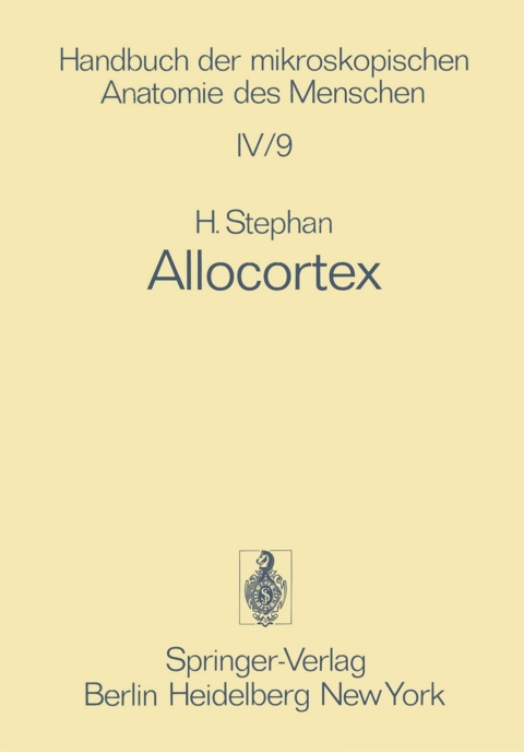 Cover image for book Allocortex
