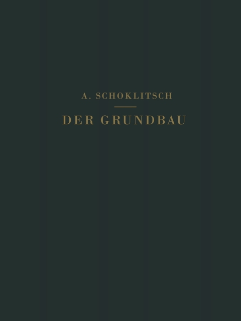 Cover image for book Der Grundbau