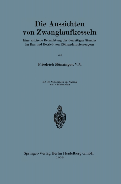 Cover image for book Die Aussichten von Zwanglaufkesseln