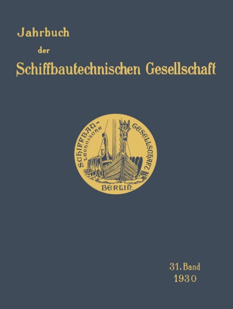Cover image for book Jahrbuch der Schiffbautechnischen Gesellschaft