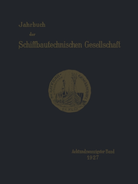 Cover image for book Jahrbuch der Schiffbautechnischen Gesellschaft