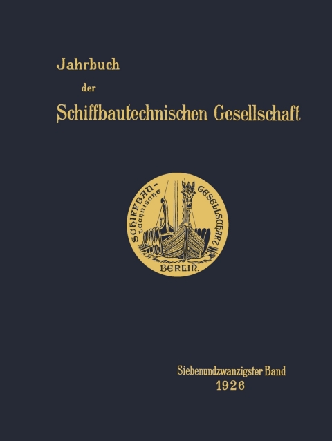 Cover image for book Jahrbuch der Schiffbautechnischen Gesellschaft
