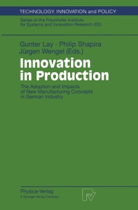 Cover image: Innovation in Production 1st edition 9783790811407