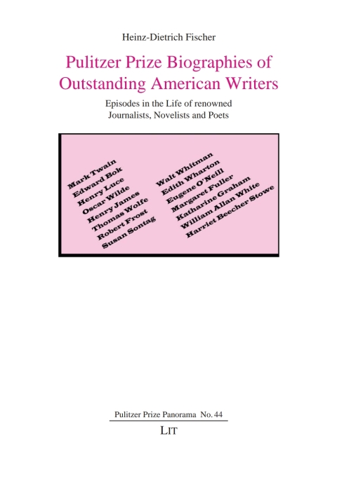 Cover image for book Pulitzer Prize Biographies of Outstanding American Writers