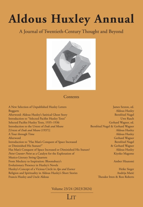 Cover image for book Aldous Huxley Annual