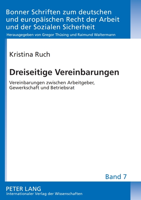 Cover image for book Dreiseitige Vereinbarungen