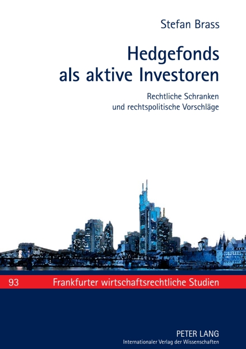 Cover image for book Hedgefonds als aktive Investoren