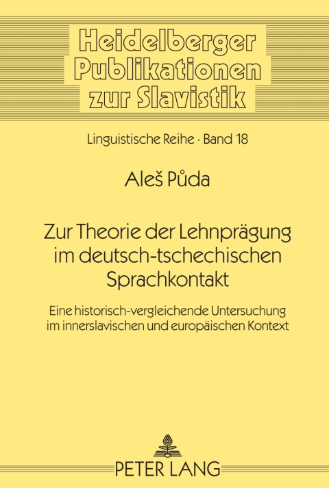 Cover image for book Zur Theorie der Lehnpraegung im deutsch-tschechischen Sprachkontakt
