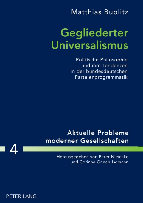 Cover image for book Gegliederter Universalismus
