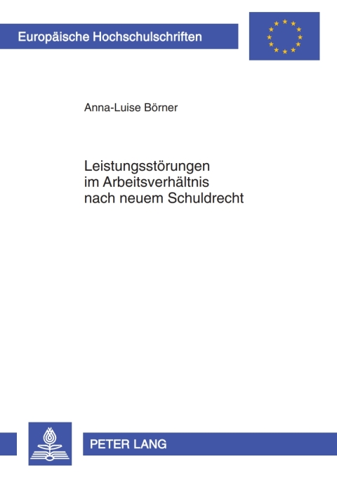 Cover image for book Leistungsstoerungen im Arbeitsverhaeltnis nach neuem Schuldrecht