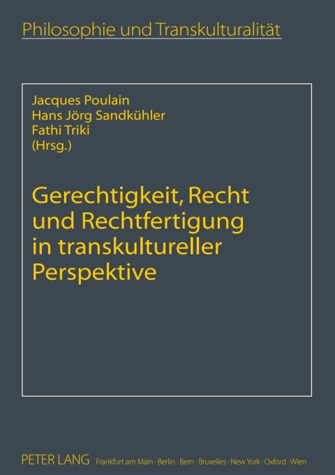 Cover image for book Gerechtigkeit, Recht und Rechtfertigung in transkultureller Perspektive