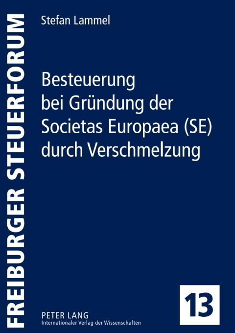 Cover image for book Besteuerung bei Gruendung der Societas Europaea (SE) durch Verschmelzung