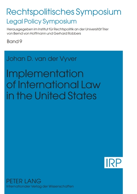Cover image for book Implementation of International Law in the United States