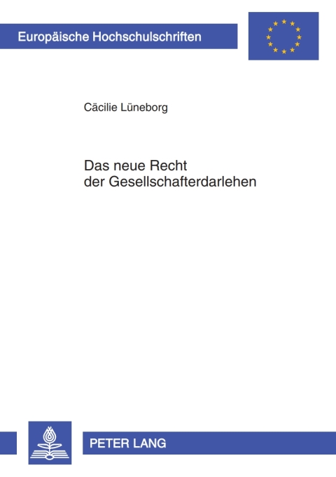 Cover image for book Das neue Recht der Gesellschafterdarlehen