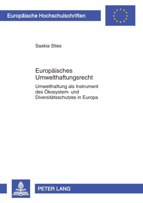 Cover image for book Europaeisches Umwelthaftungsrecht