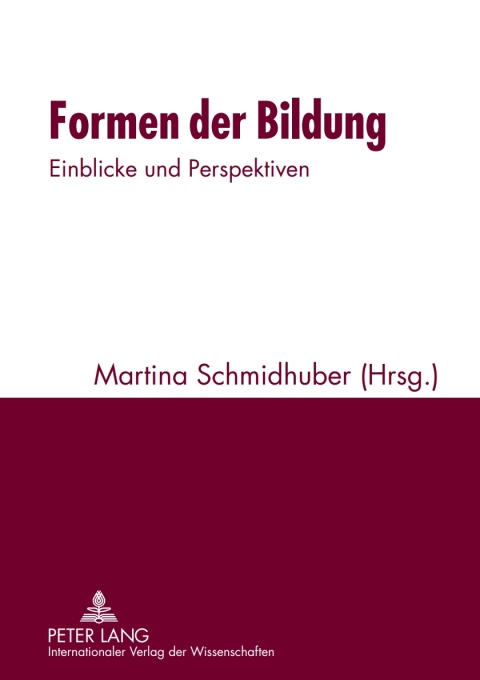 Cover image for book Formen der Bildung