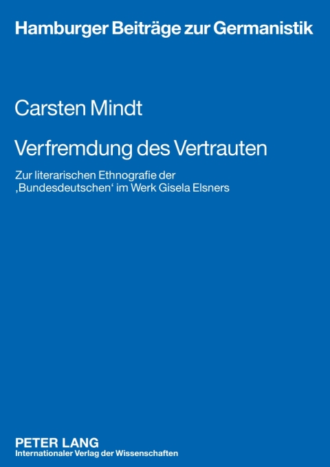 Cover image for book Verfremdung des Vertrauten