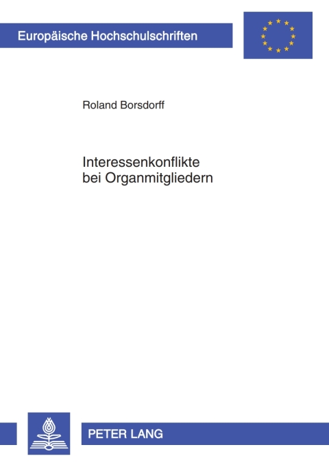 Cover image for book Interessenkonflikte bei Organmitgliedern