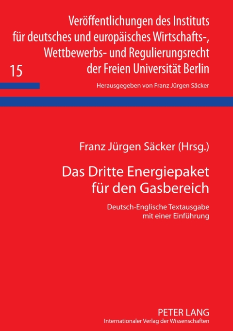 Cover image for book Das Dritte Energiepaket fuer den Gasbereich