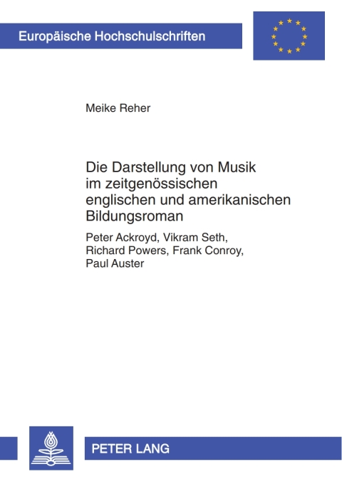 Cover image for book Die Darstellung von Musik im zeitgenoessischen englischen und amerikanischen Bildungsroman
