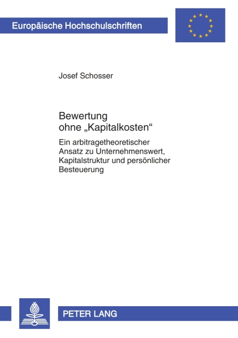 Cover image for book Bewertung ohne «Kapitalkosten»