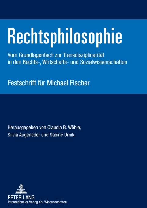 Cover image for book Rechtsphilosophie