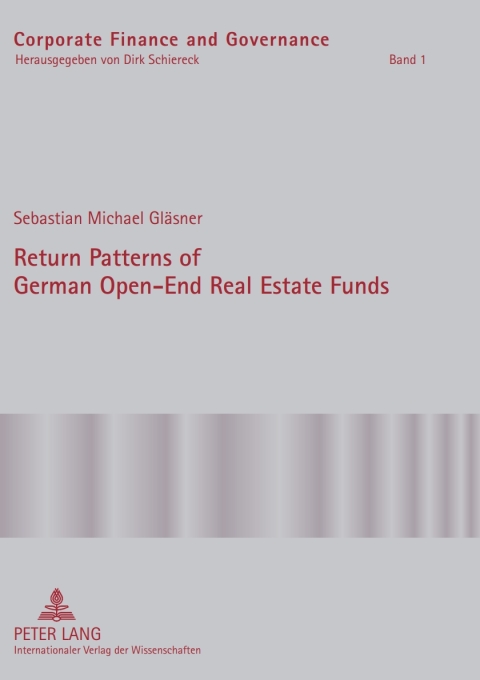 Cover image for book Return Patterns of German Open-End Real Estate Funds