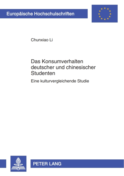 Cover image for book Das Konsumverhalten deutscher und chinesischer Studenten