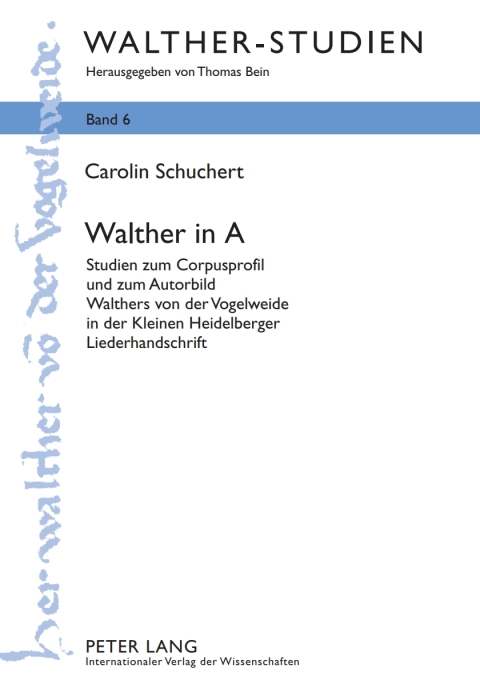 Cover image for book Walther in A