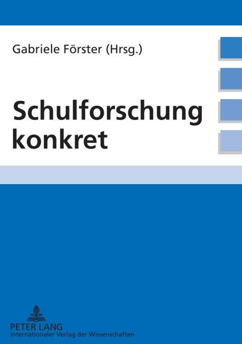 Cover image for book Schulforschung konkret
