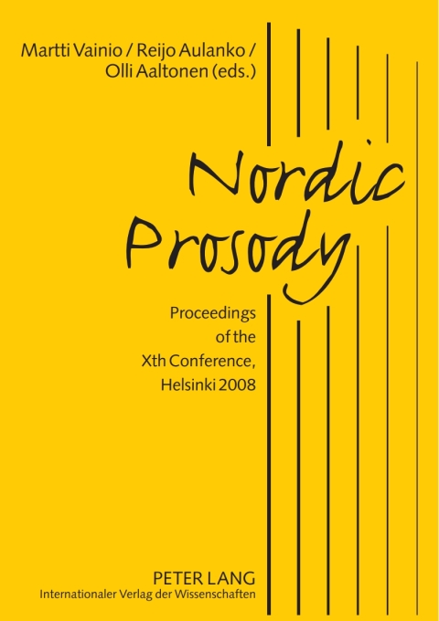 Cover image for book Nordic Prosody