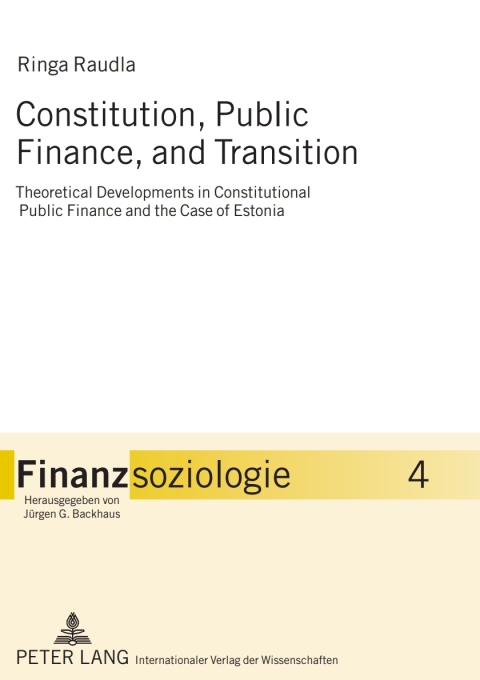 Cover image for book Constitution, Public Finance, and Transition