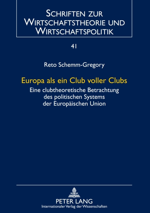 Cover image for book Europa als ein Club voller Clubs