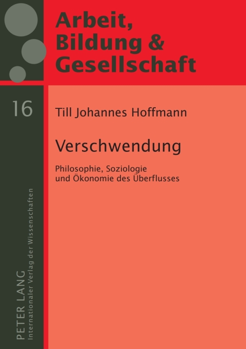 Cover image for book Verschwendung