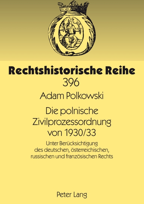 Cover image for book Die polnische Zivilprozessordnung von 1930/33