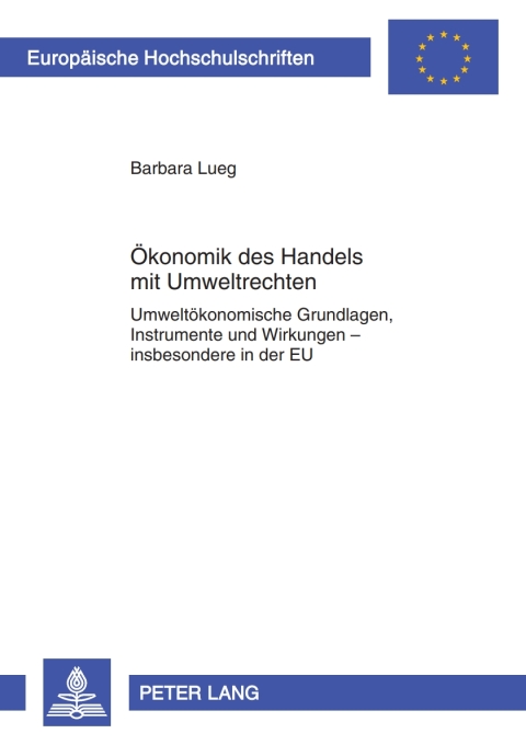 Cover image for book Oekonomik des Handels mit Umweltrechten
