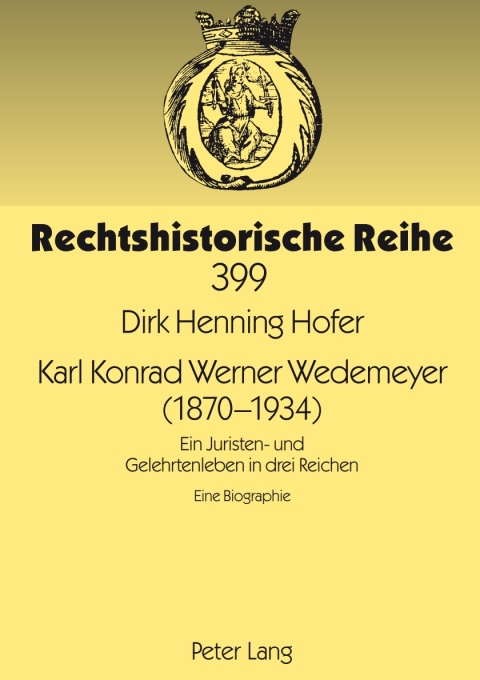 Cover image for book Karl Konrad Werner Wedemeyer (1870-1934)