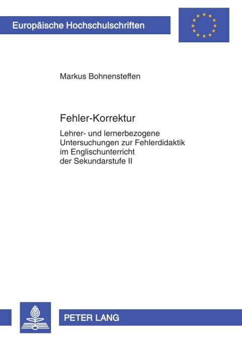 Cover image for book Fehler-Korrektur