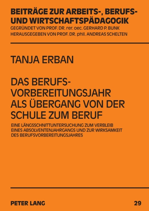 Cover image for book Das Berufsvorbereitungsjahr als Uebergang von der Schule zum Beruf
