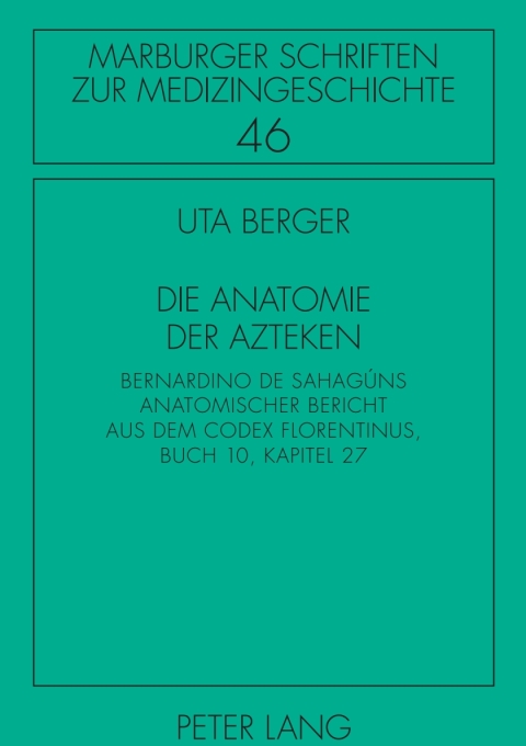Cover image for book Die Anatomie der Azteken