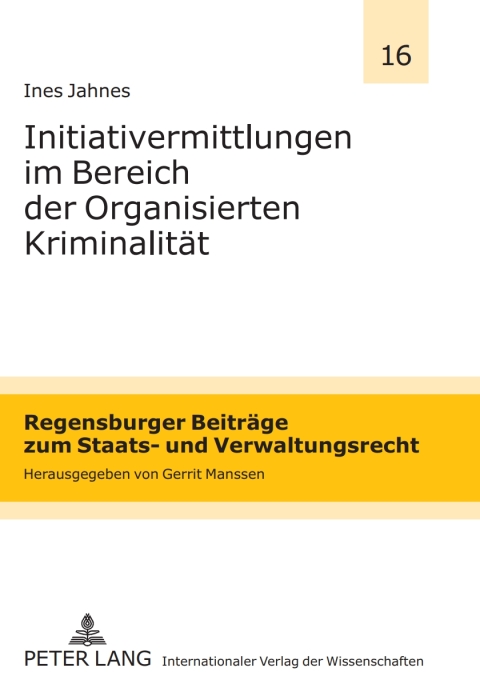 Cover image for book Initiativermittlungen im Bereich der Organisierten Kriminalitaet