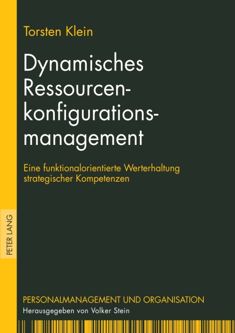 Cover image for book Dynamisches Ressourcenkonfigurationsmanagement