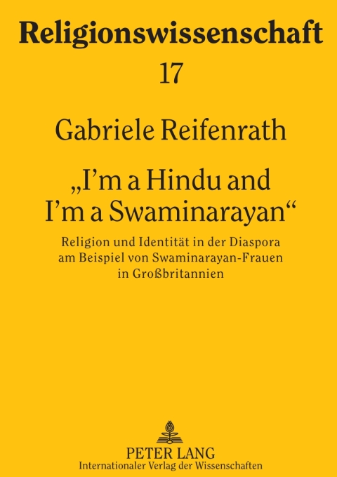 Cover image for book «I’m a Hindu and I’m a Swaminarayan»
